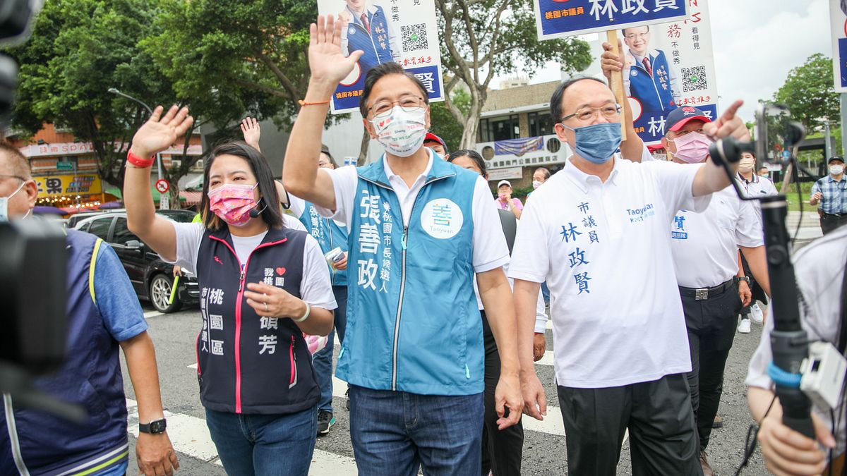 為了林智堅論文抄襲退選,民進黨大點論文抄襲烽火,連張善政在宏碁任職期間的政府標案都捲入。(張善政辦公室提供) 為了林智堅論文抄襲退選,民進黨大點論文抄襲烽火,連張善政在宏碁任職期間的政府標案都捲入。(張善政辦公室提供)
