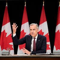 カナダとアメリカの貿易は密接であり、両国間の貿易額は非常に大きい。関税の発表後、カナダドルは対米ドルで約0.3%下落。写真はカナダ首相カーニー。(AP通信) カナダとアメリカの貿易は密接であり、両国間の貿易額は非常に大きい。関税の発表後、カナダドルは対米ドルで約0.3%下落。写真はカナダ首相カーニー。(AP通信)