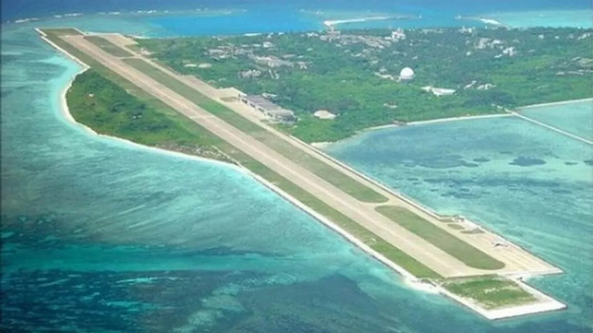 我國目前實際控制東沙群島、南沙群島的太平島及附近的中洲礁。(取自網路) 我國目前實際控制東沙群島、南沙群島的太平島及附近的中洲礁。(取自網路)