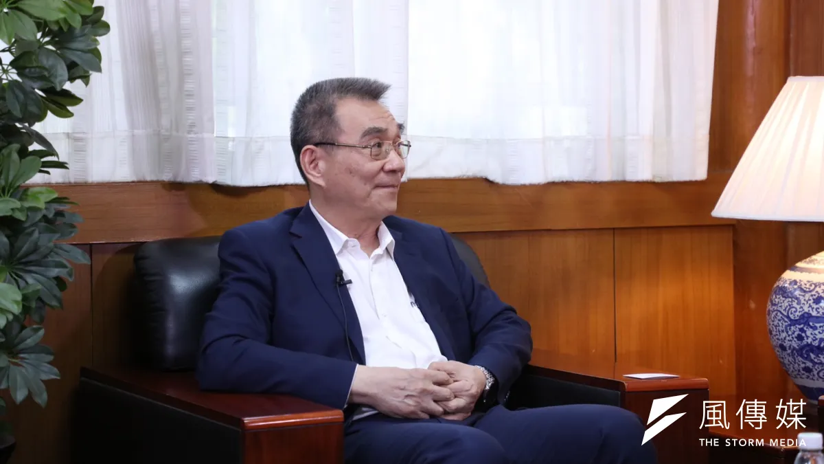 林毅夫表示,貿易戰更多是想給中國未來發展製造障礙。(郭宏治攝)