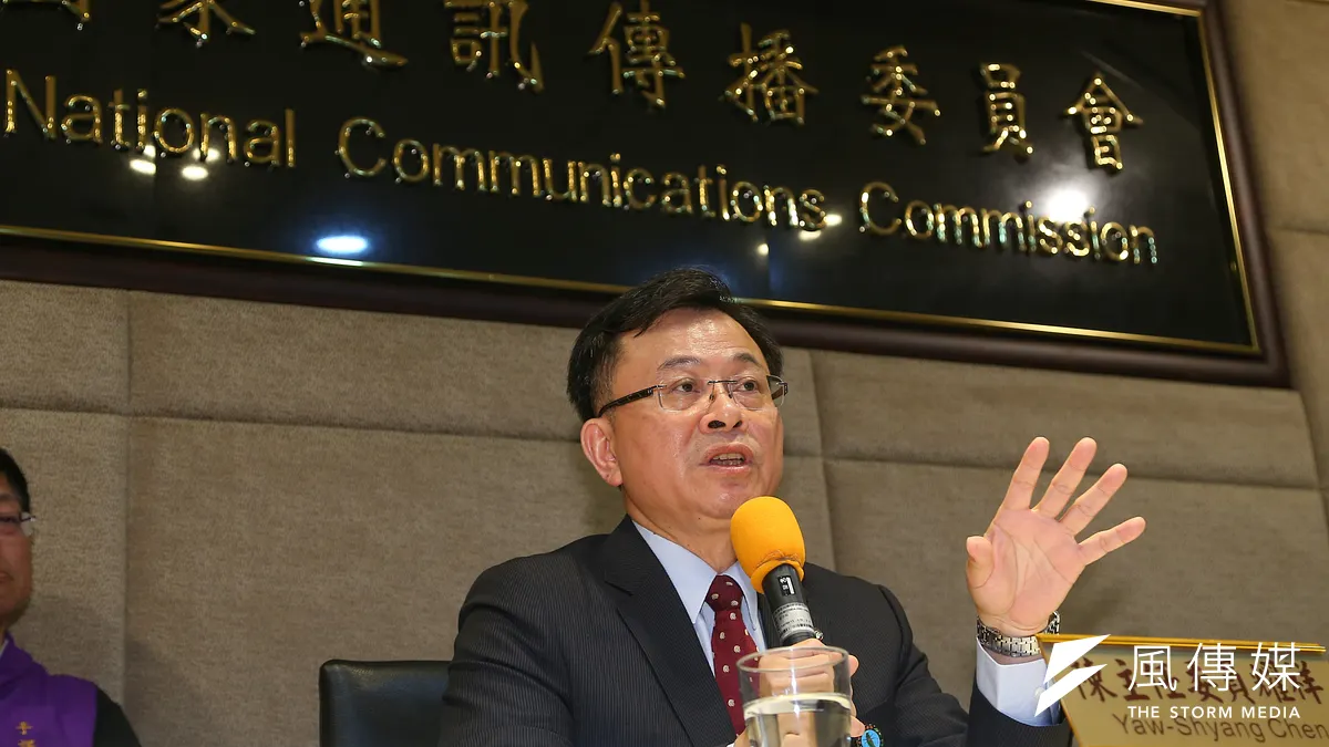 NCC主委陳耀祥(見圖)18日下午召開記者會,提出4大不予中天新聞台換照的原因。(顏麟宇攝)