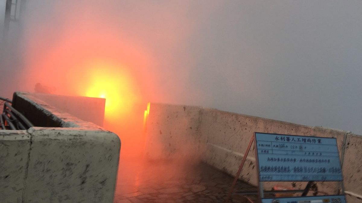 石門水庫人工造雨效果不佳 對水庫進帳不無小補 石門水庫人工造雨效果不佳 對水庫進帳不無小補