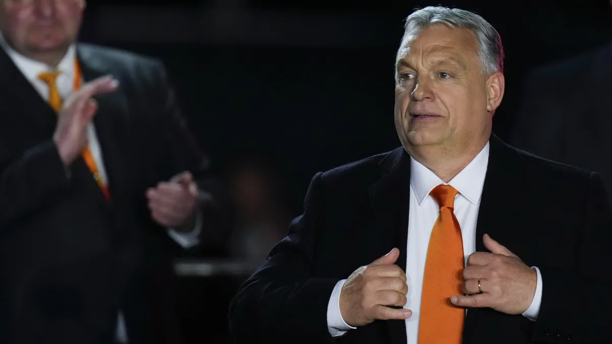 2022年4月3日,匈牙利總理奧爾班(Viktor Orbán)再度贏得大選(AP)