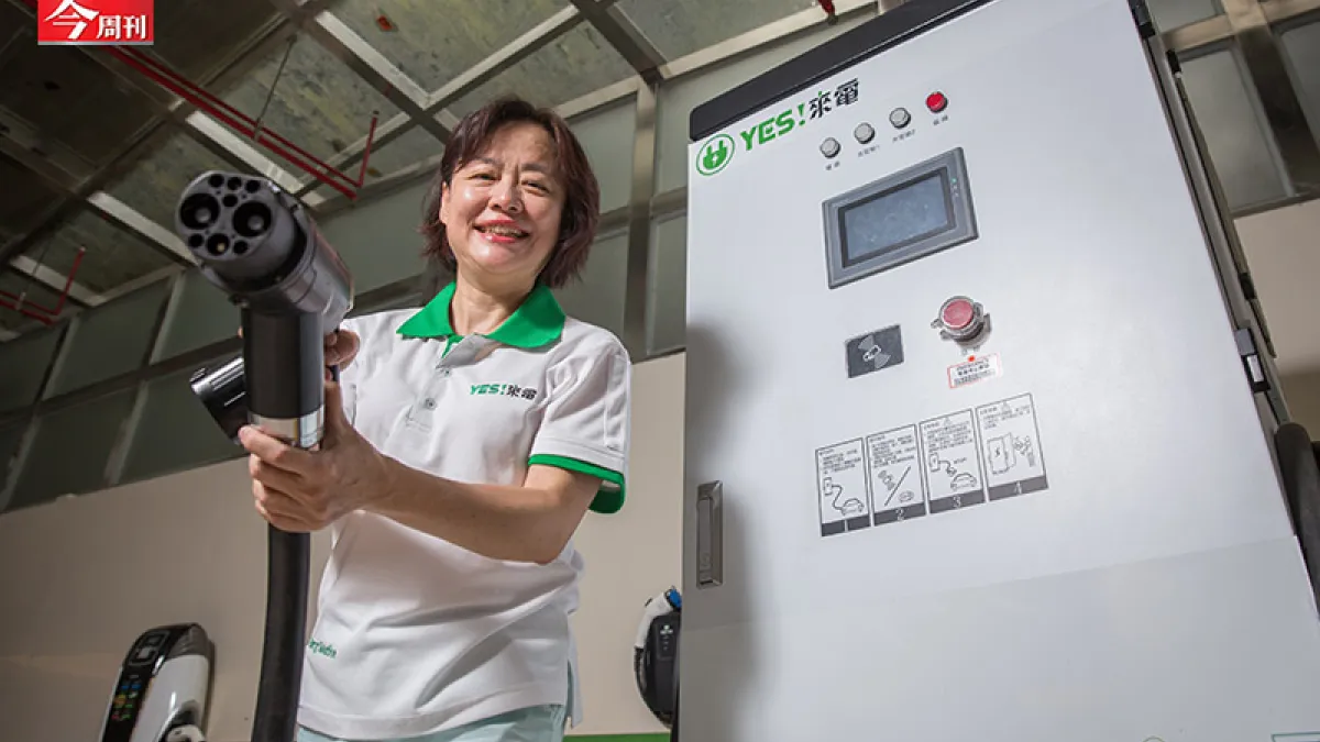 裕電能源調整體質,憑藉3大優勢轉虧為盈,更喊出明年要達成翻倍建置5千支充電樁的目標。(圖/蕭芃凱攝)
