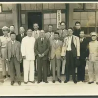 1946年「台灣光復致敬團」成員合照。(台灣抗日志士親屬協進會提供) 1946年「台灣光復致敬團」成員合照。(台灣抗日志士親屬協進會提供)