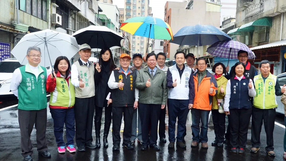 桃園慈德街拓寬完工 改善長年道路狹窄缺失