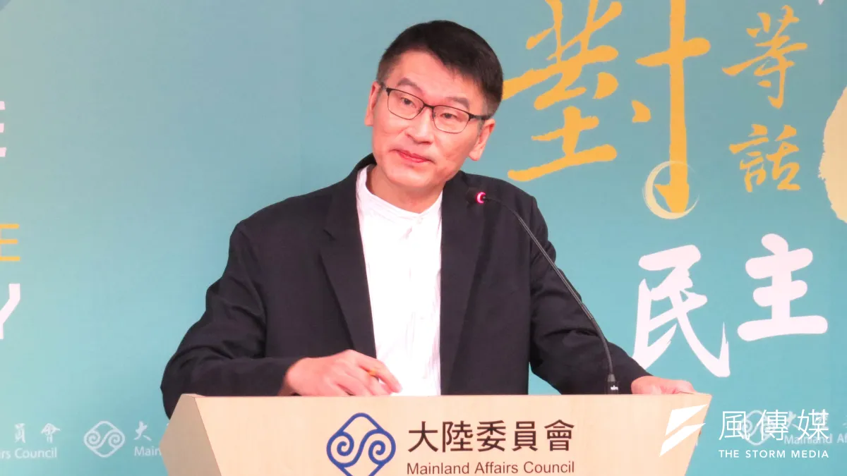 羅世宏質疑陸委會封鎖「台青e家」平台的正當性,並要求梁文傑(見圖)給出全套說法。(資料照,楊騰凱攝)