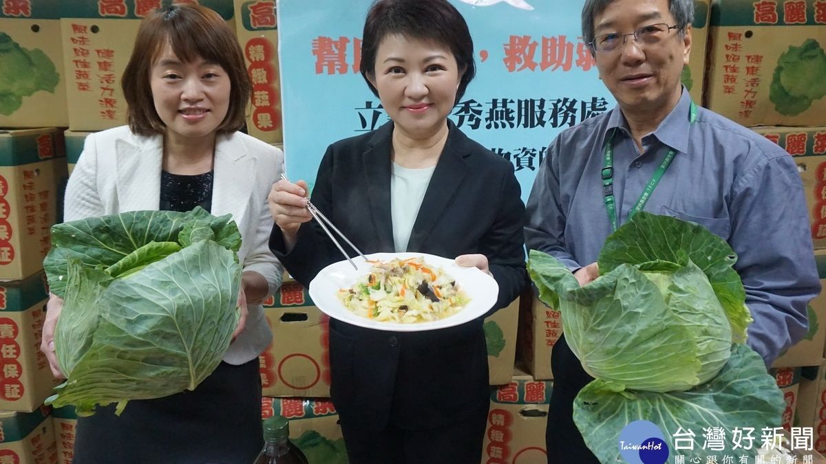 幫助菜農救助弱勢 立委贈2500顆高麗菜 幫助菜農救助弱勢 立委贈2500顆高麗菜