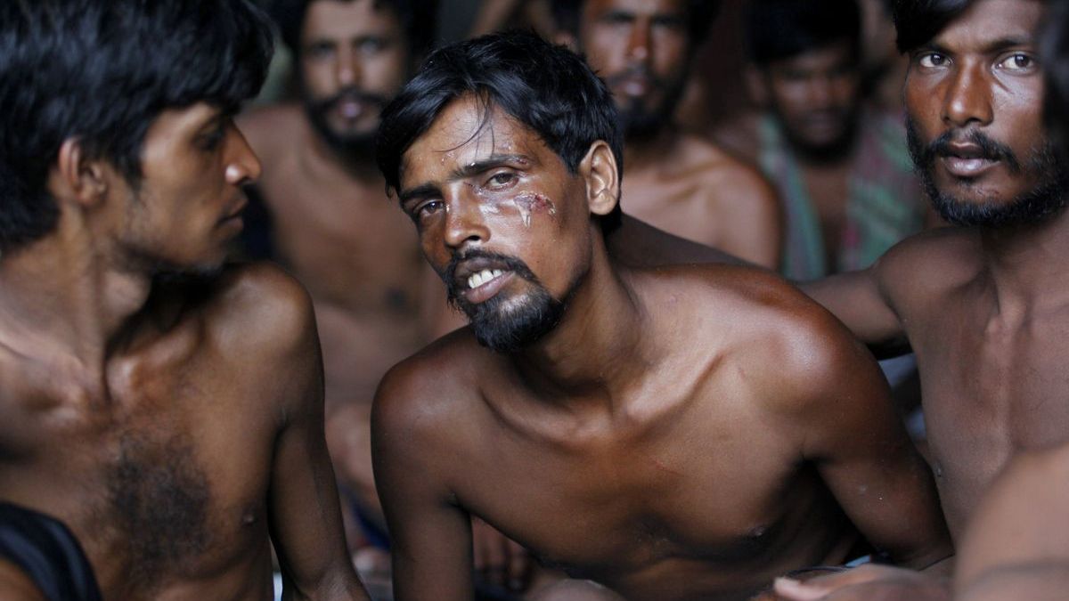 漂流海上、淪為難民的緬甸羅興亞人(Rohingya)。 漂流海上、淪為難民的緬甸羅興亞人(Rohingya)。