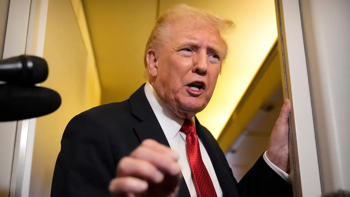 美國總統川普表示,將在華府建造一座外觀激似法國凱旋門的「獨立門」。(資料照,美聯社)