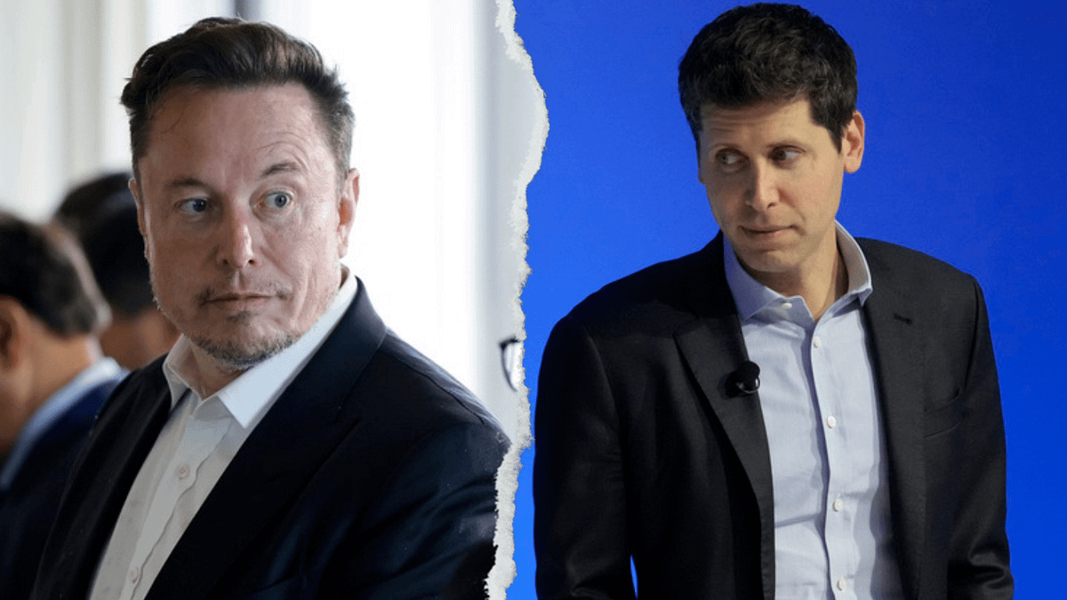 特斯拉執行長馬斯克(Elon Musk)怒控OpenAI及其執行長阿特曼(Sam Altman)為微軟謀利,46頁提告文件曝光,OpenAI也透過內部信做出回應。(合成圖) 特斯拉執行長馬斯克(Elon Musk)怒控OpenAI及其執行長阿特曼(Sam Altman)為微軟謀利,46頁提告文件曝光,OpenAI也透過內部信做出回應。(合成圖)