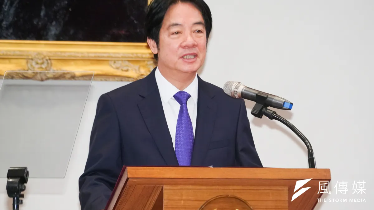 少數總統賴清德力挺國會對抗路線。(蔡親傑攝)