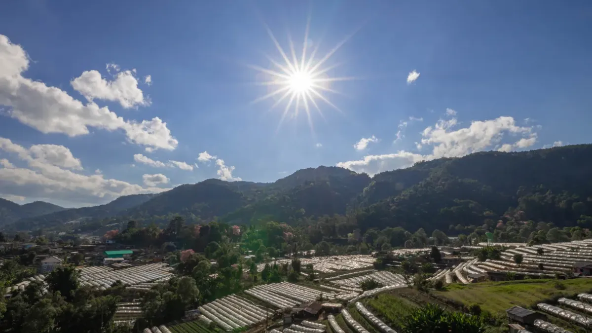 才初夏就熱爆!台北飆破38度刷新紀錄,氣象署曝今年梅雨為何「沒雨」真相。(圖/取自magnific)