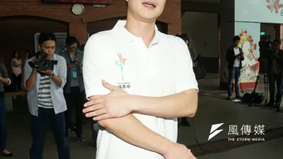 張承中說,有林志玲、林志鴻兄妹的支持,也讓他感覺到很溫暖。(資料照片,蘇仲泓攝)