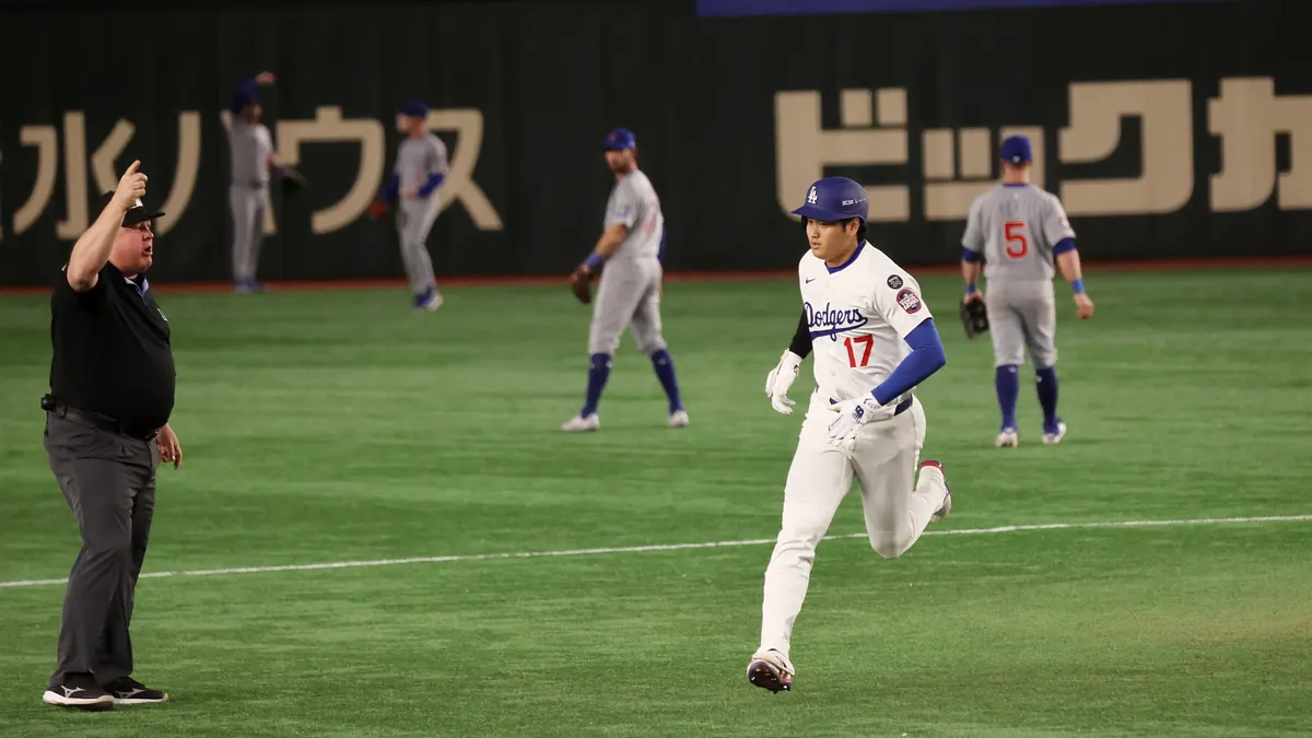 2025年3月19日、メジャーリーグの東京開幕戦が行われ、大谷翔平選手を含む打線が3本塁打を放ち、最終的に6対3でカブスを下した。(写真/陳志豪撮影) 2025年3月19日、メジャーリーグの東京開幕戦が行われ、大谷翔平選手を含む打線が3本塁打を放ち、最終的に6対3でカブスを下した。(写真/陳志豪撮影)