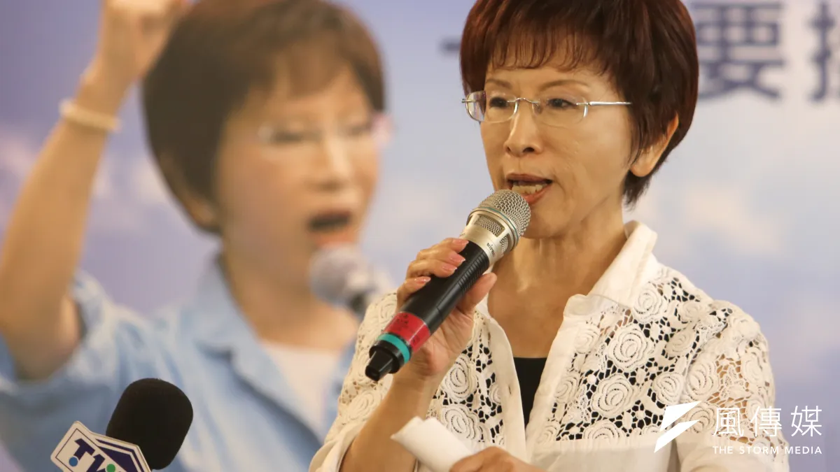 中國1日通過《國家安全法》,國民黨準總統參選人洪秀柱陣營於晚間提出6項看法、3大堅持。(資料照,吳逸驊攝)