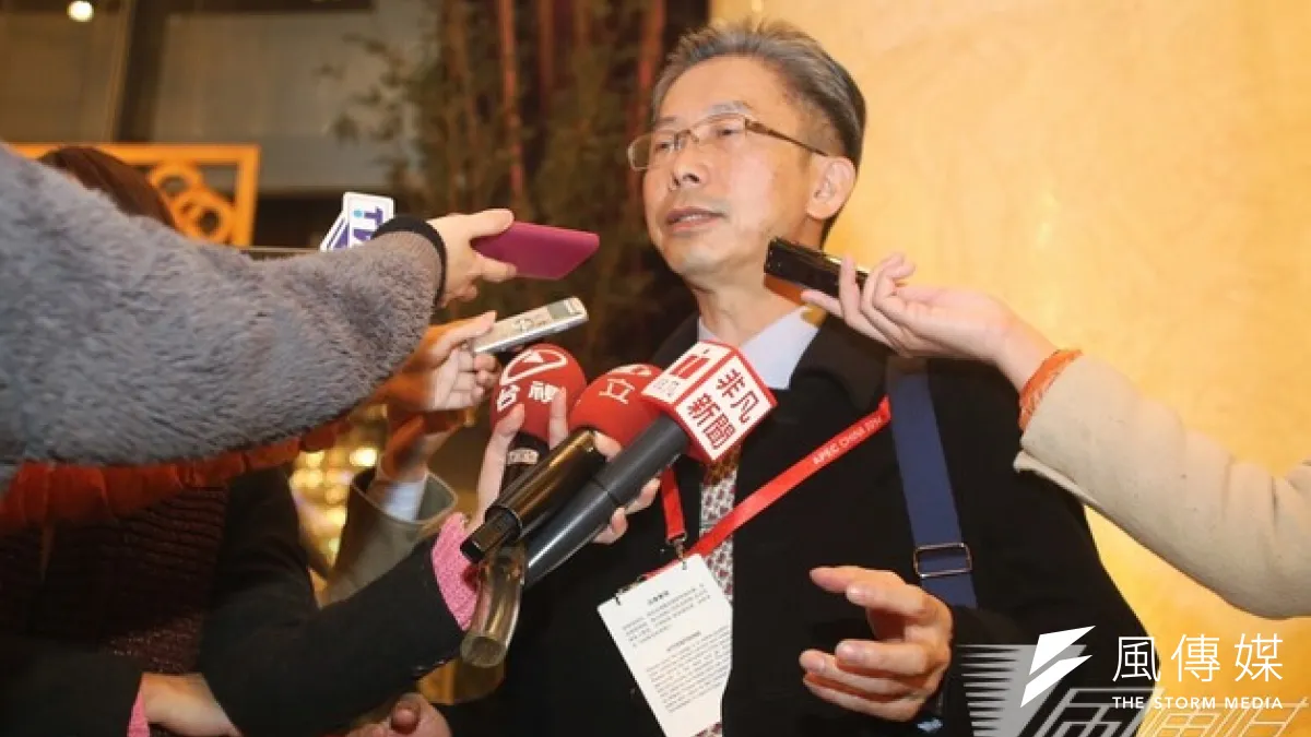 外交部國組司司長周台竹表示,APEC年會中,今年我方有八項倡議將納入部長宣言,內容涵蓋中小企業、防災、能源及環保等議題。(林韶安攝)