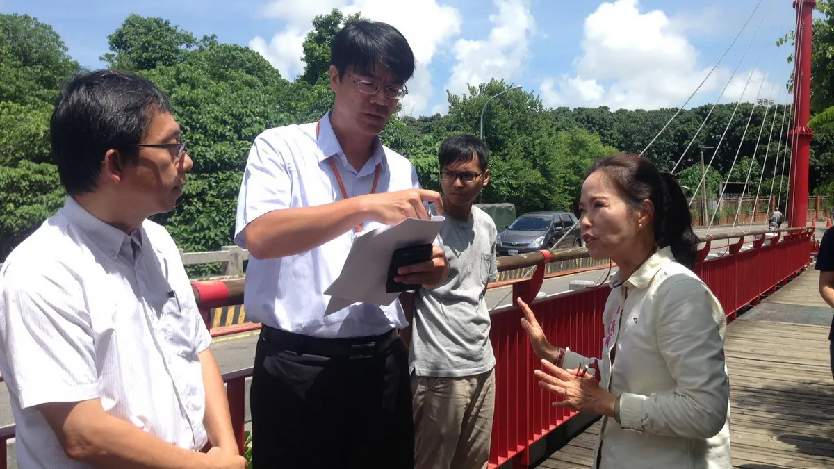 橋齡近半世紀 議員要求重建竹溪橋