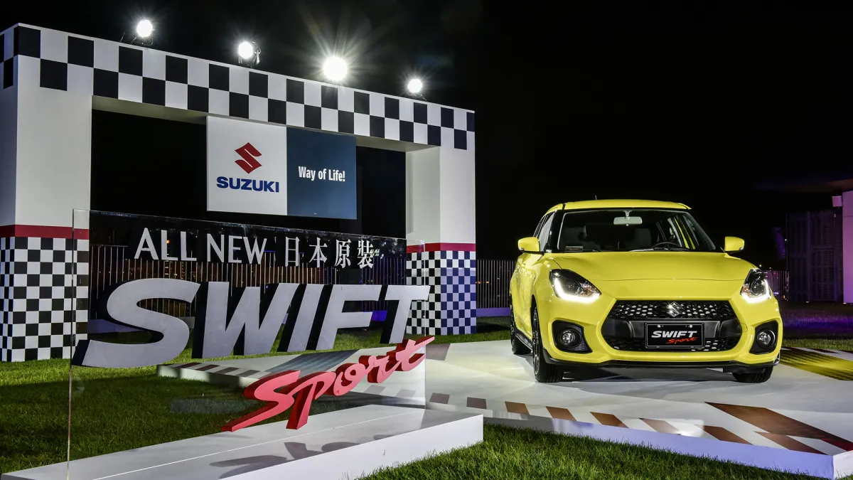 日本原裝 SUZUKI Swift Sport 於2018年7月5日正式在台發表(圖/SUZUKI提供)