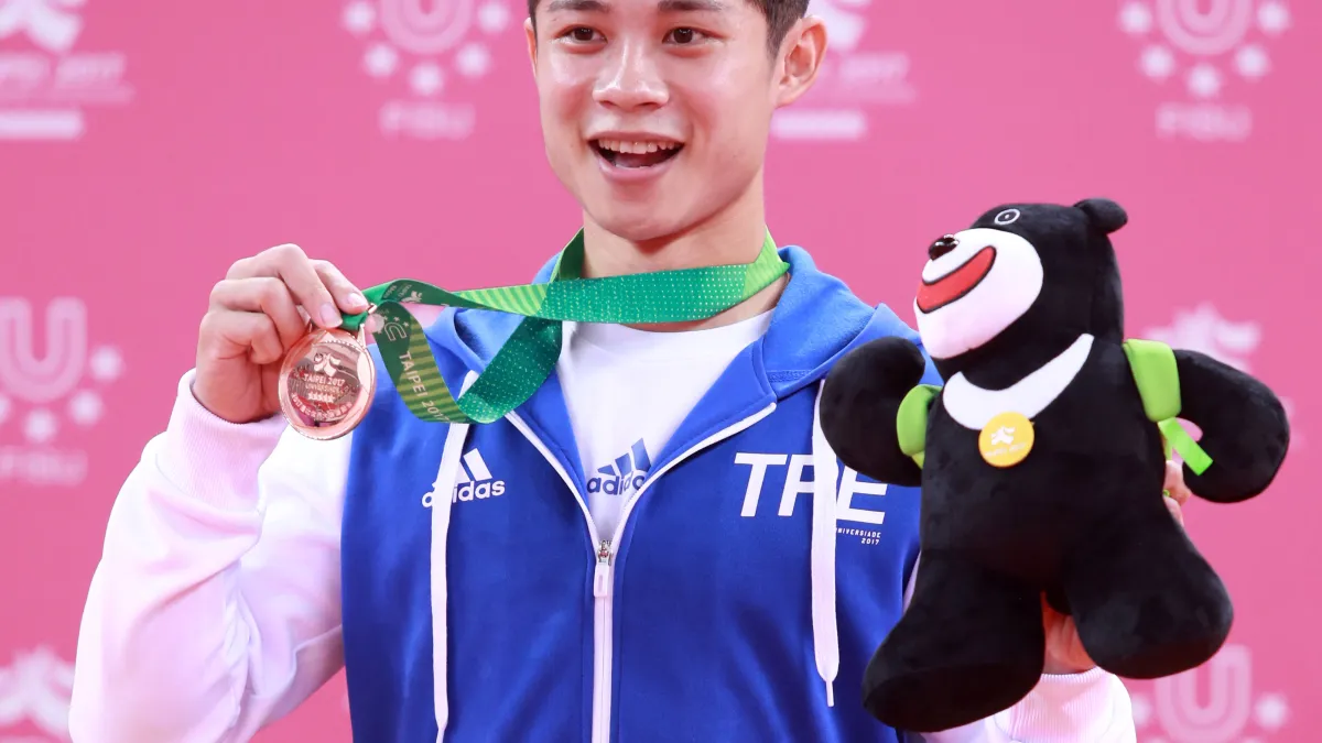世大運武術男子長拳,蔡澤民獲銅牌(世大運官網)