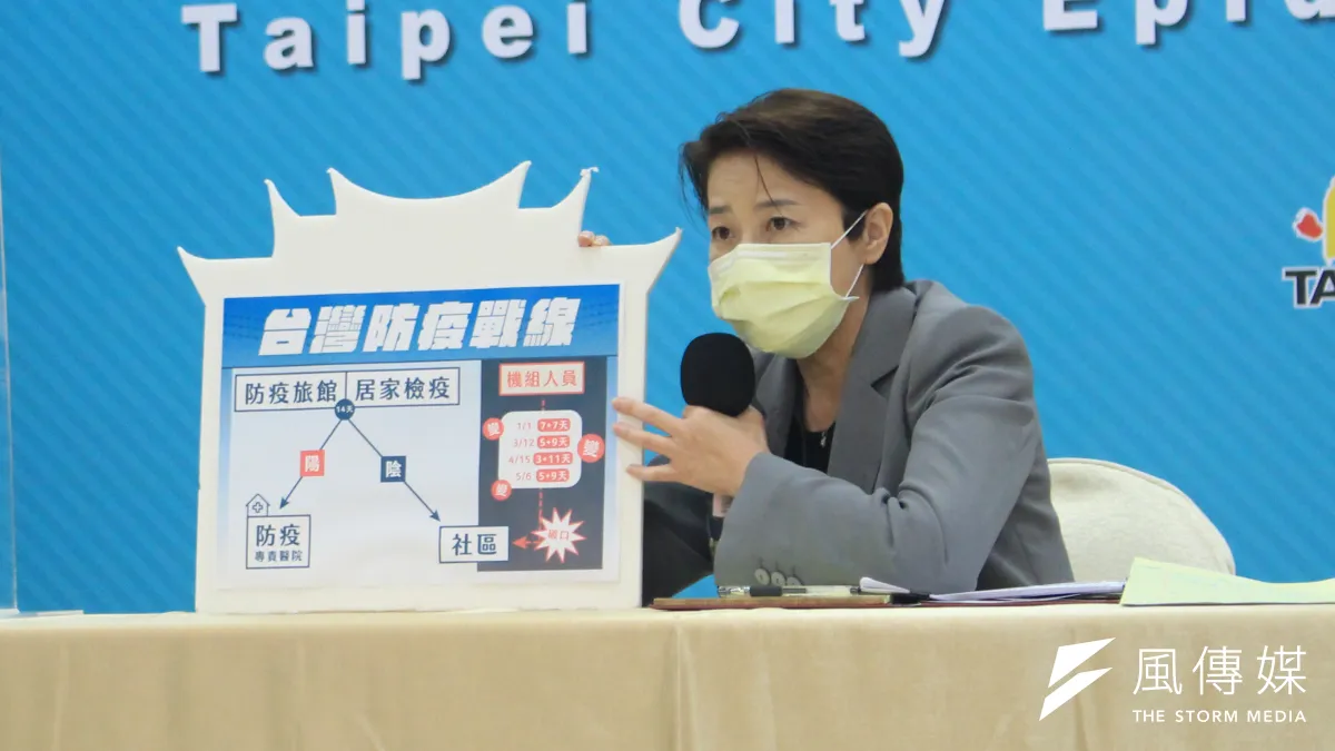台北市副市長黃珊珊(見圖)表示,公有場館部分即日起檢視並下修容留人數。(方炳超攝)