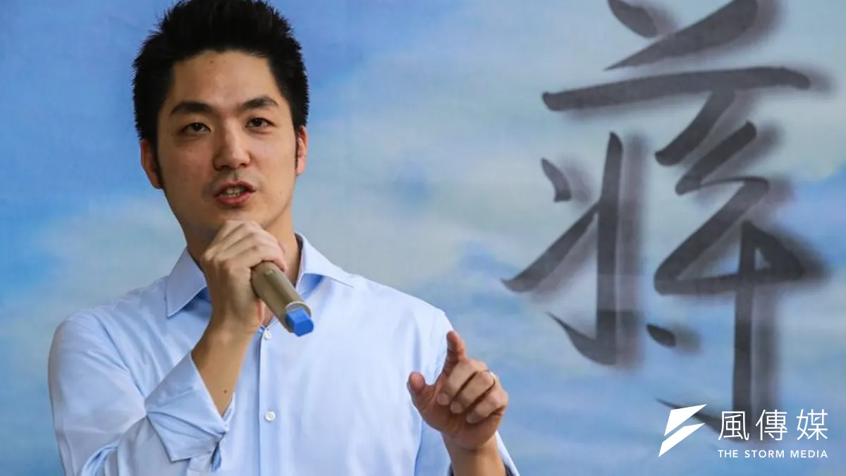 蔣家第四代、蔣孝嚴之子蔣萬安投入國民黨立委初選。(林韶安攝)