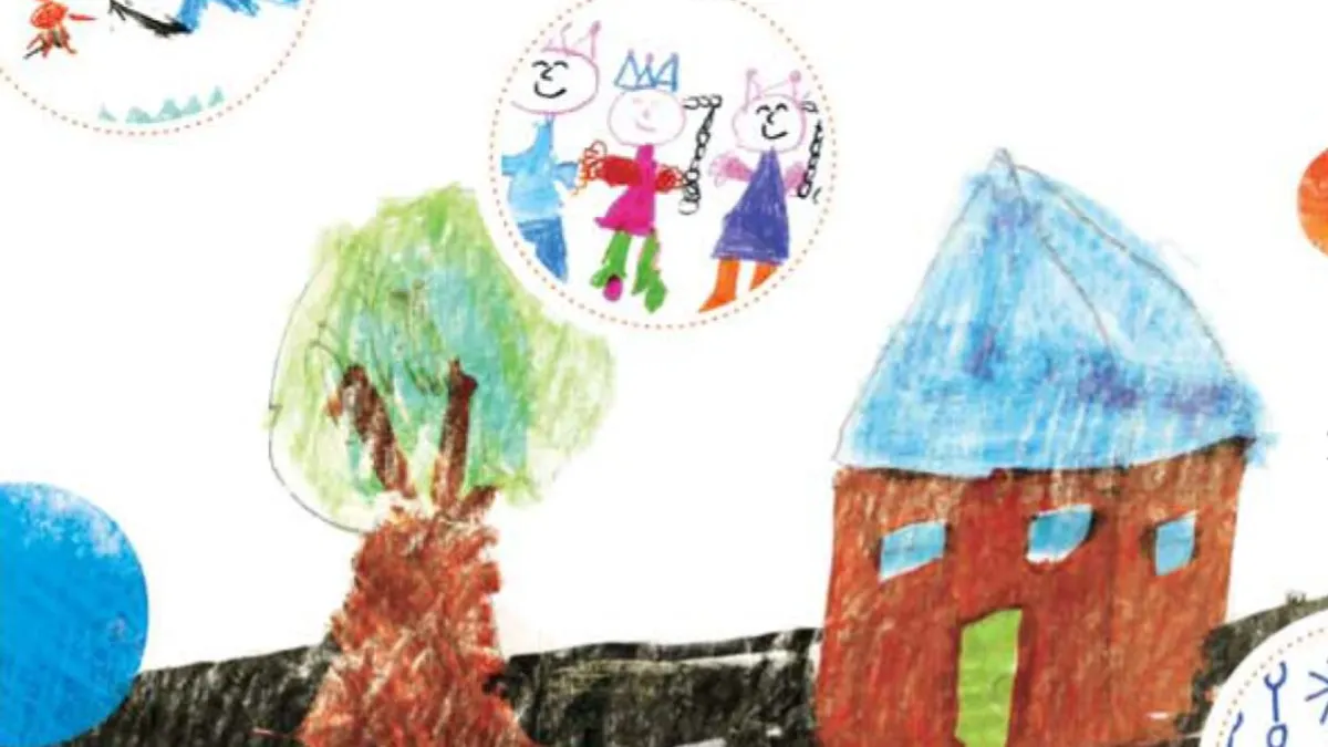 從孩子繪畫中的色彩,可看出他們的心理性格。(圖/秀威少年) 從孩子繪畫中的色彩,可看出他們的心理性格。(圖/秀威少年)