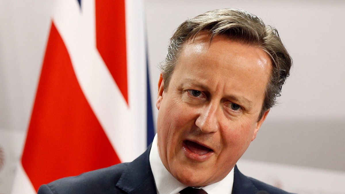 連任成功的英國首相卡麥隆。(美聯社) 連任成功的英國首相卡麥隆。(美聯社)