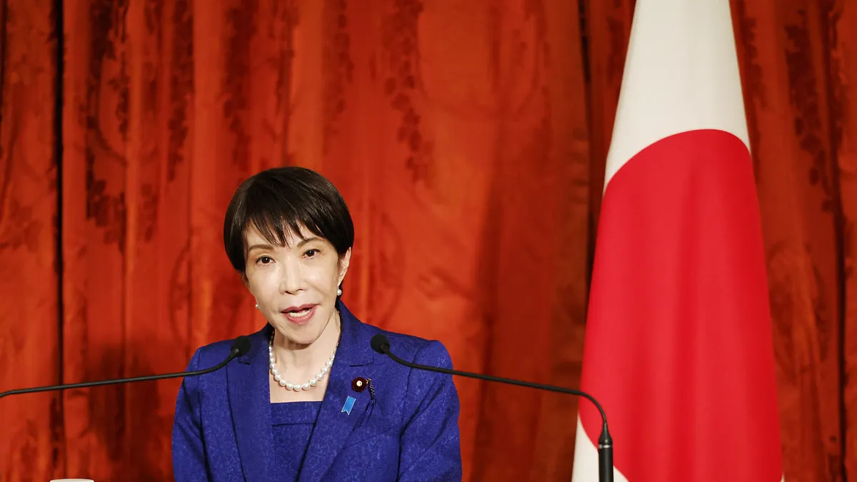 日本首相高市早苗。(美聯社)