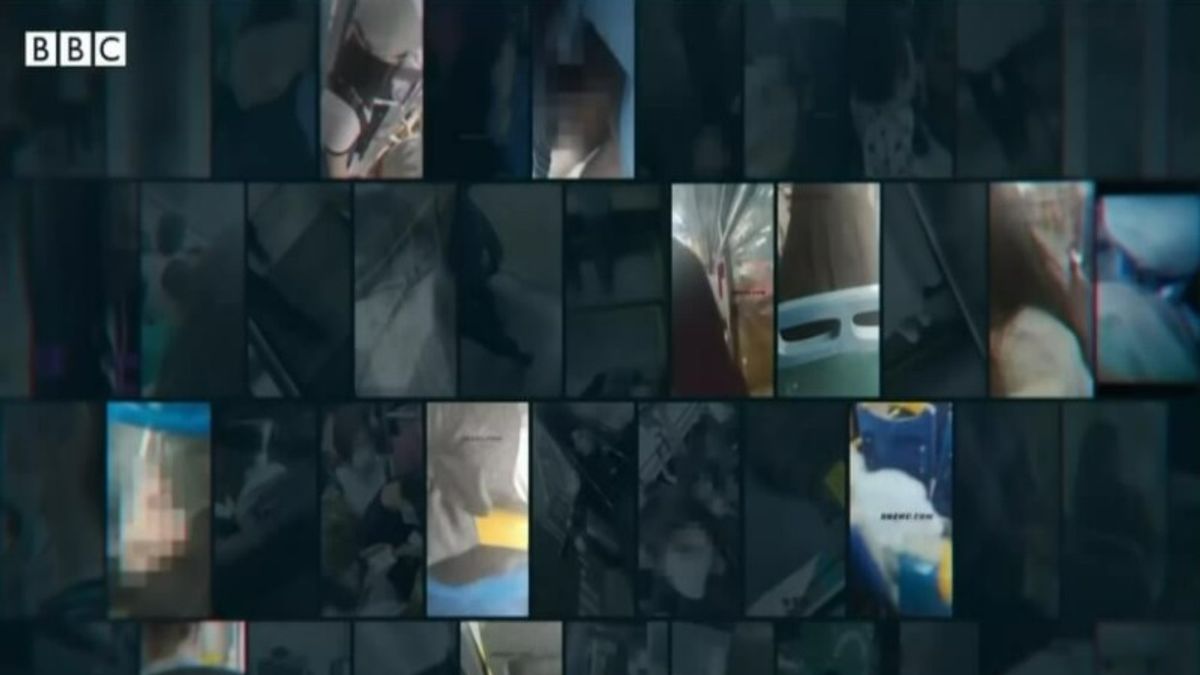 BBC揭中國男子販賣偷拍片。(圖/翻攝自YouTube) BBC揭中國男子販賣偷拍片。(圖/翻攝自YouTube)