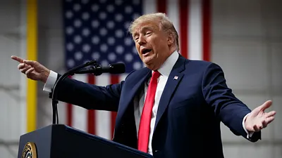 美國總統川普輕視氣候變遷的科學證據。(AP)