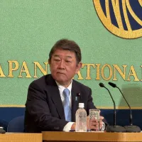 七大工業國組織(G7)外長於日本時間3月1日上午7時起舉行了約30分鐘的通訊會議,日本外務大臣茂木敏充出席與會。(資料照,黃信維攝) 七大工業國組織(G7)外長於日本時間3月1日上午7時起舉行了約30分鐘的通訊會議,日本外務大臣茂木敏充出席與會。(資料照,黃信維攝)