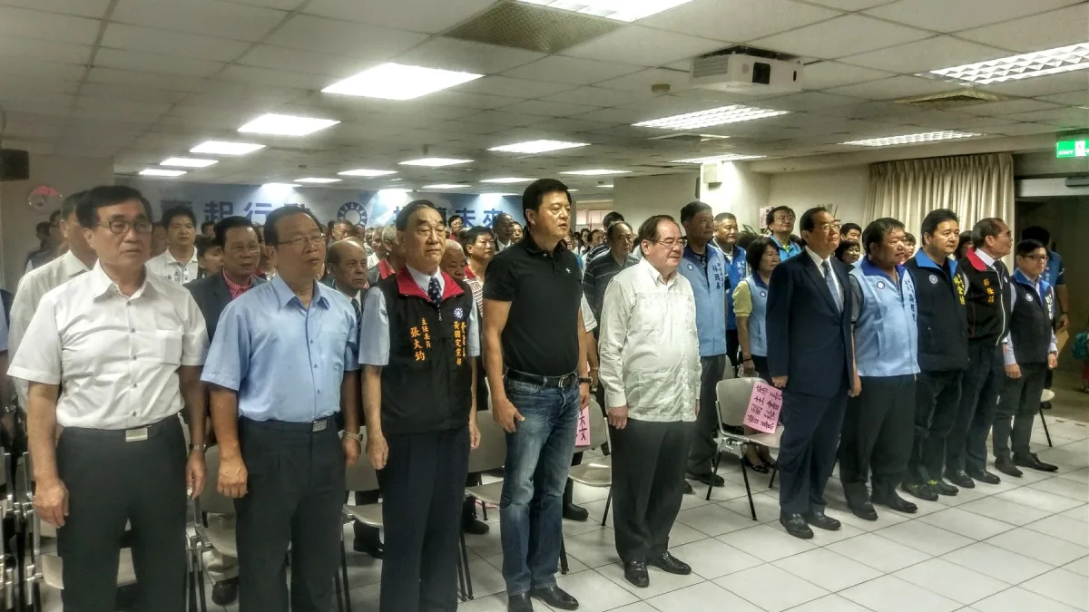 中國國民黨1日佈達新北市黨部新任主委佈達由前三重市長李乾龍接任。(圖/中國國民黨新北市黨部提供)