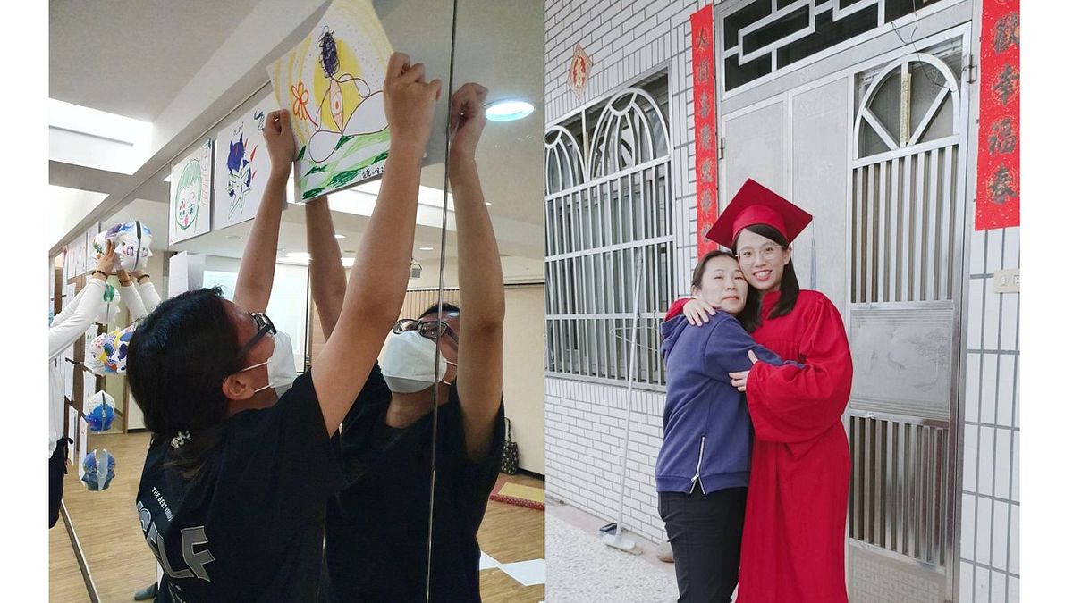 受惠病友家屬,參加參與癌症希望基金會的活動。 受惠病友家屬,參加參與癌症希望基金會的活動。