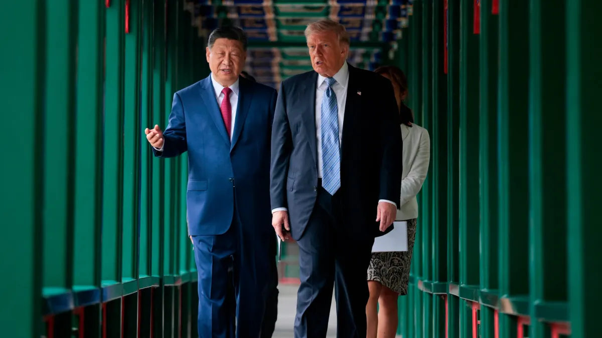 中國領導人習近平本週將再與美國總統川普會面,外媒披露習近平將向川普施壓停止對台軍售。(美聯社)