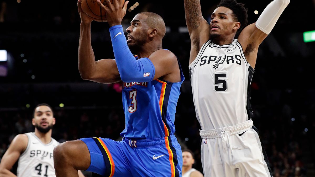 保羅發揮老將價值,發揮奇蹟成就雷霆。(AP) 保羅發揮老將價值,發揮奇蹟成就雷霆。(AP)