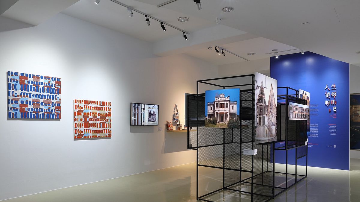 「人生偵探聊聊吧」展場。(圖/文化部國立台灣美術館提供) 「人生偵探聊聊吧」展場。(圖/文化部國立台灣美術館提供)