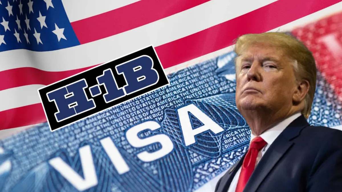 美國總統川普19日簽署行政命令,宣布每件H-1B簽證申請,僱主須支付10萬美元的年度費用。(林彥如提供)