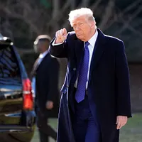 アメリカのトランプ大統領。(AP通信) アメリカのトランプ大統領。(AP通信)