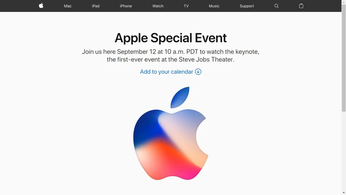 蘋果產品發表會於台灣時間13日凌晨1時登場。(取自Apple官網)