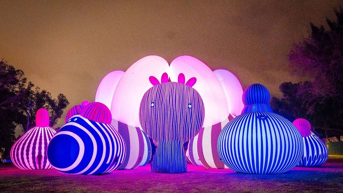 2024桃園燈會遭網友影射廠商為大陸公司,觀旅局再度澄清,燈會為台灣廠商承接,不接受抹紅、政治操作的作為。(資料照,圖/桃園市政府觀旅局提供) 2024桃園燈會遭網友影射廠商為大陸公司,觀旅局再度澄清,燈會為台灣廠商承接,不接受抹紅、政治操作的作為。(資料照,圖/桃園市政府觀旅局提供)