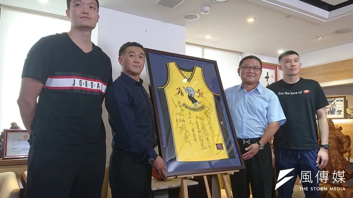 九太科技正式重返SBL,董事長沈會承也盼能永續經營。 (金茂勛攝)