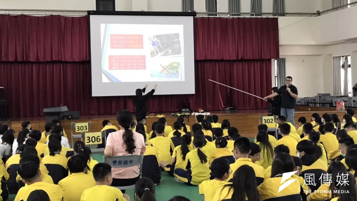 暑假前的戲水安全,臺中市政府教育局從4月份就展開各項校園防溺宣導。(圖片提供/臺中市政府教育局)
