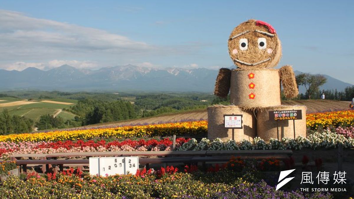 美英町四季彩之丘景色。(作者提供) 美英町四季彩之丘景色。(作者提供)