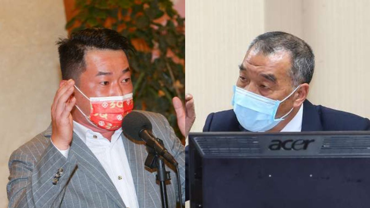 正面臨泛藍全力罷免的台灣基進立委陳柏惟(左),9月27日在立院外交國防委員會質詢國防部長邱國正(右)時,堅持全程以台語質詢,宛若上演一齣現代版《俗女養成記》的3Q篇。(資料照,顏麟宇攝/影像合成:風傳媒) 正面臨泛藍全力罷免的台灣基進立委陳柏惟(左),9月27日在立院外交國防委員會質詢國防部長邱國正(右)時,堅持全程以台語質詢,宛若上演一齣現代版《俗女養成記》的3Q篇。(資料照,顏麟宇攝/影像合成:風傳媒)