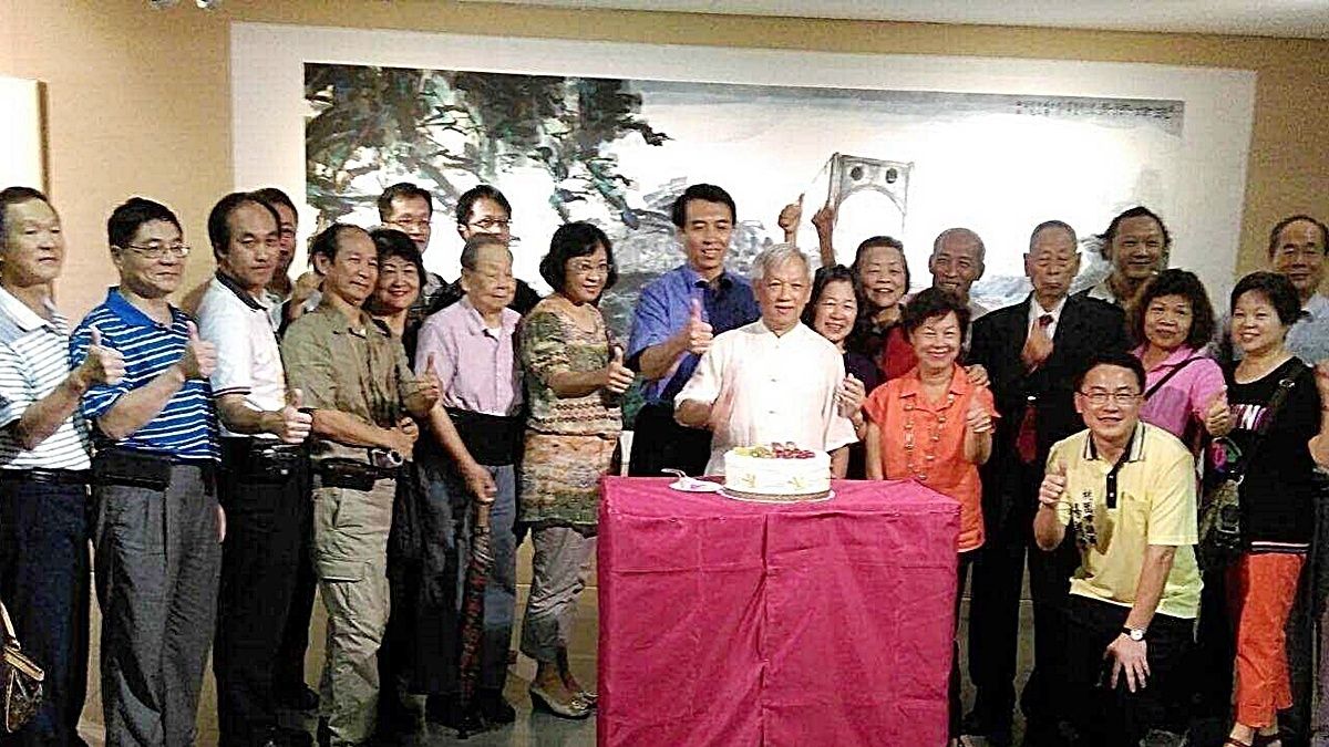 黃哲夫水墨創作大膽嫣麗 桃園文化局展出 黃哲夫水墨創作大膽嫣麗 桃園文化局展出