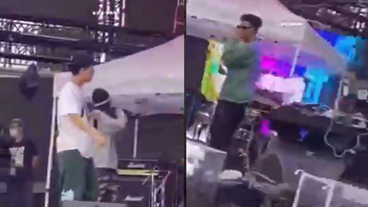 饒舌歌手受邀參加音樂節,在兒童新樂園舞台上唱出髒話歌詞,引發爭議。(圖/翻攝自IG@lizii_Wu) 饒舌歌手受邀參加音樂節,在兒童新樂園舞台上唱出髒話歌詞,引發爭議。(圖/翻攝自IG@lizii_Wu)