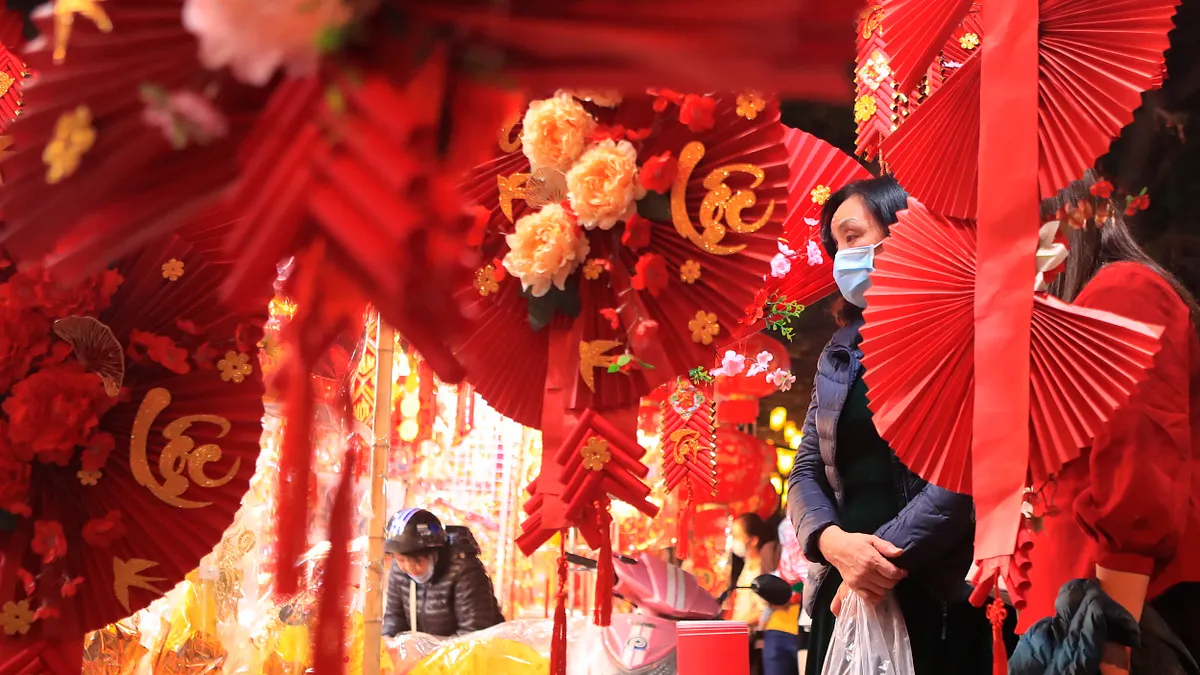 越南把農曆新年稱作元旦節(AP)