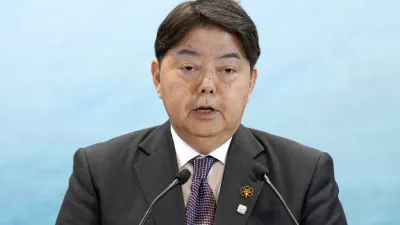 日本外務大臣林芳正。(美聯社)