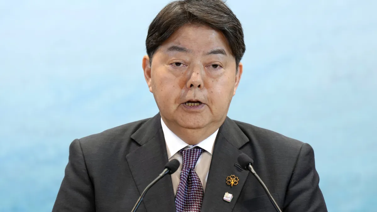 日本外務大臣林芳正。(美聯社)